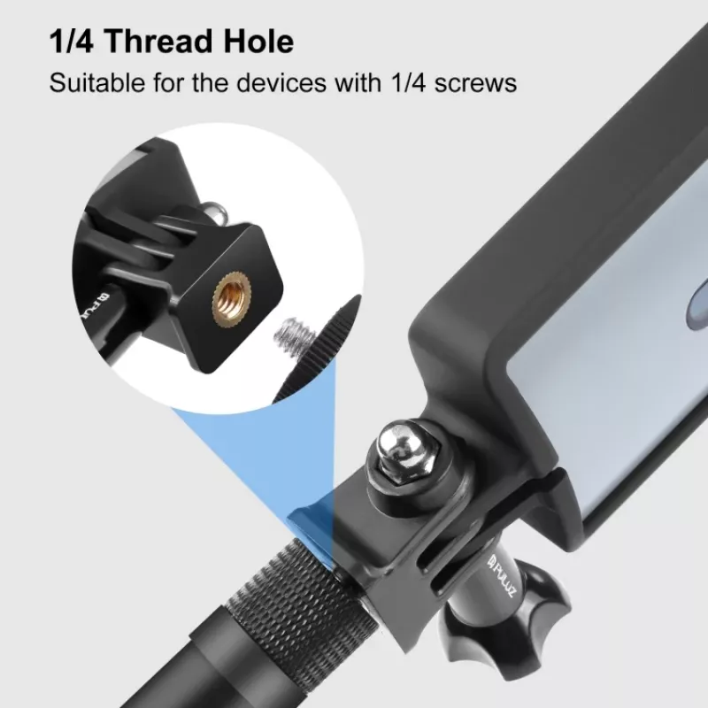 PULUZ Frame Mount Protective Cage, skirta Ricoh Theta SC2 – juoda
