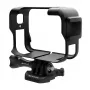 PULUZ Frame Mount Protective Case for Insta360 Ace Pro + ISO Mounting Buckle / Pu962b