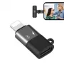 PULUZ Lightning į USB-C OTG adapteris, juodas (PU649B)
