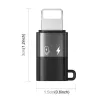 PULUZ Lightning į USB-C OTG adapteris, juodas (PU649B)