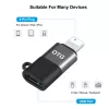 PULUZ Lightning į USB-C OTG adapteris, juodas (PU649B)