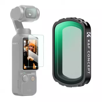 K&F Concept Black Diffusion 1/4 filtras, skirtas DJI Osmo Pocket 3 (KF01.2533)