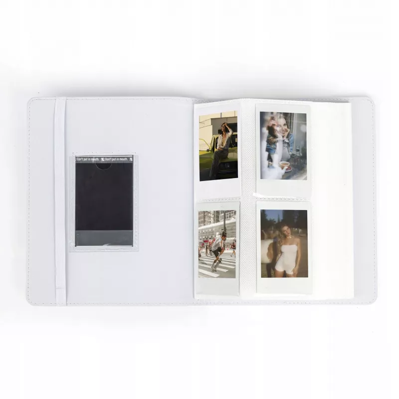 LOVEINSTANT fotoalbumas 288 nuotraukoms Fuji Instax Canon Xiaomi Polaroid HP Kodak Zink / viršelis su langu / mėlyna
