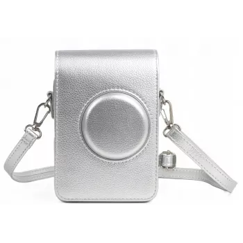 LOVEINSTANT Dėklas, skirtas Fujifilm Instax Mini Evo – sidabrinis