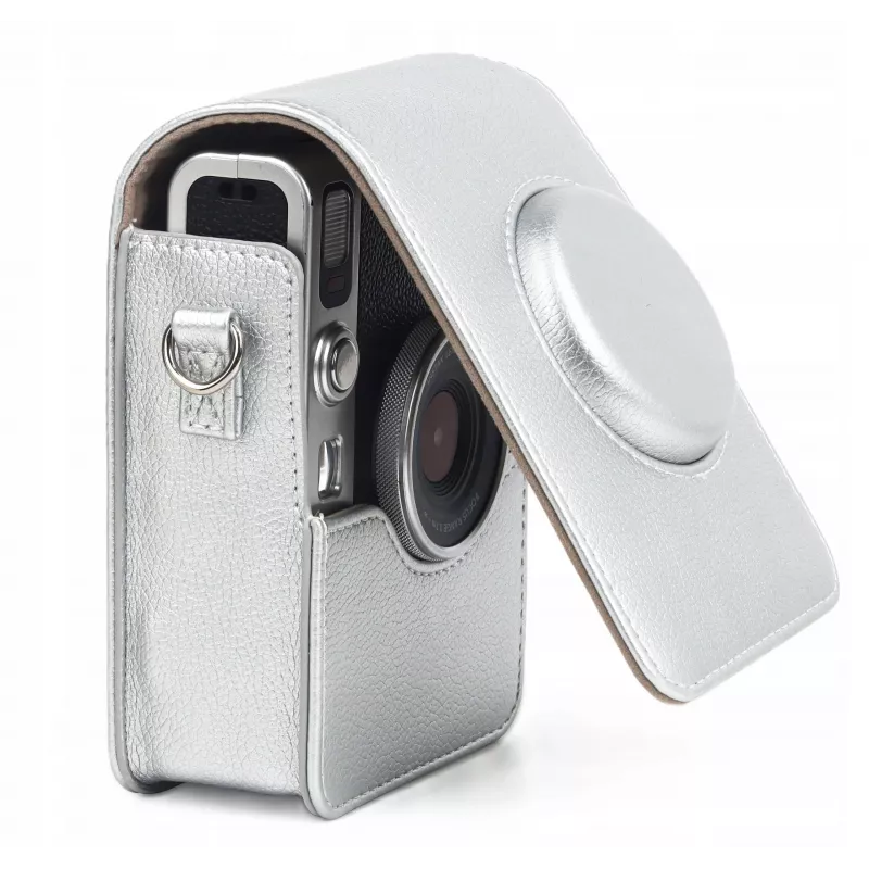 LOVEINSTANT Dėklas, skirtas Fujifilm Instax Mini Evo – sidabrinis