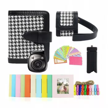 LOVEINSTANT 5-in-1 Accessory Kit, skirta Fujifilm Instax Pal – juoda