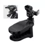 PULUZ Motociklininko šalmo smakro laikiklis, skirtas GoPro Hero 12 11 Mini 10 9 8 7 6 5 4 3+ Max - PU927B