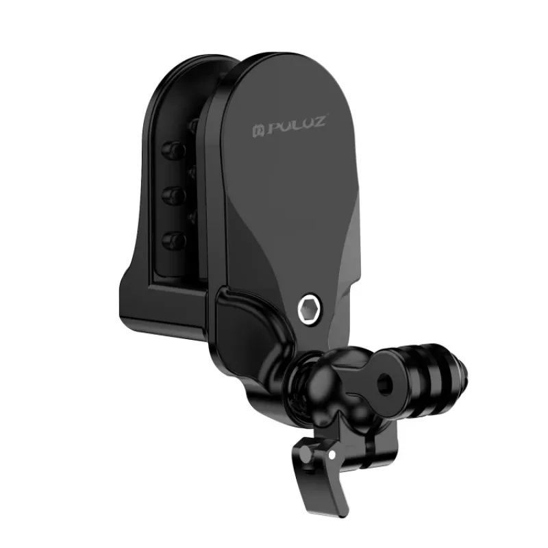 PULUZ Motociklininko šalmo smakro laikiklis, skirtas GoPro Hero 12 11 Mini 10 9 8 7 6 5 4 3+ Max - PU927B