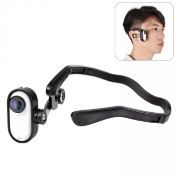 PULUZ Magnetinis galvos diržo laikiklis, skirtas Insta360 GO 3 / GO 3S - Juodas PU974B