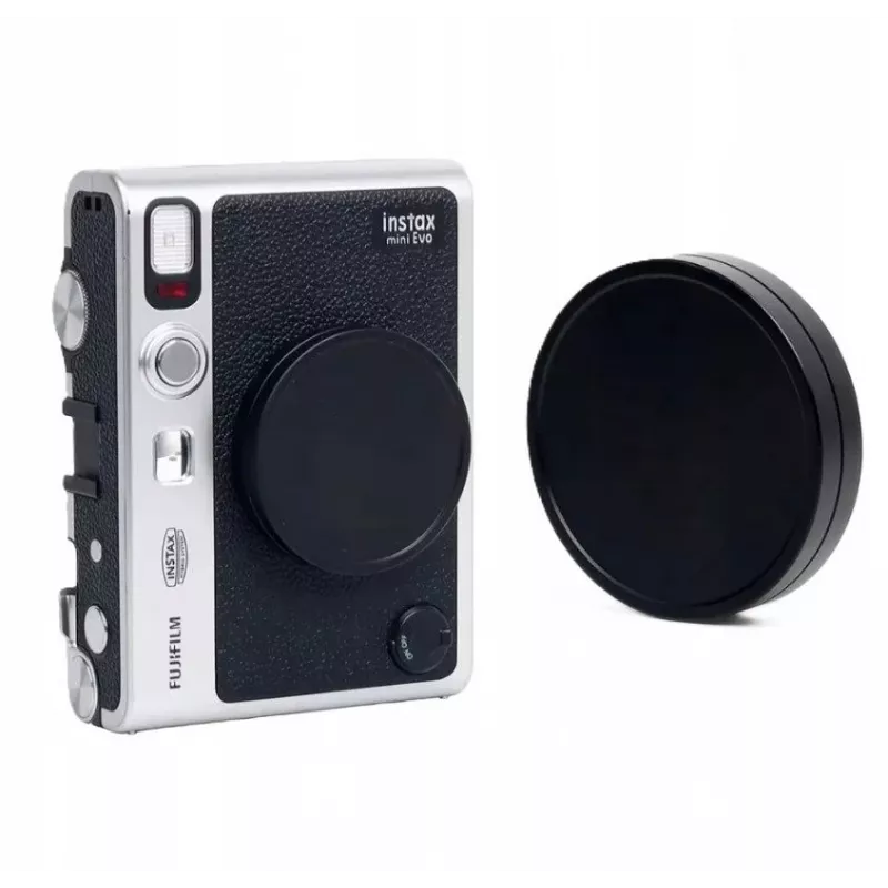 LOVEINSTANT objektyvo dangtelis, skirtas Fujifilm Instax Mini Evo – juodas