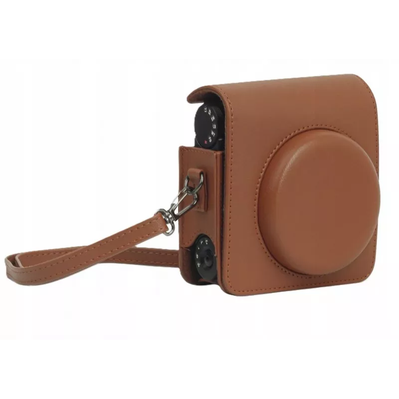 LOVEINSTANT Fotoaparato dėklas, skirtas Fujifilm Instax Mini 99 – ruda
