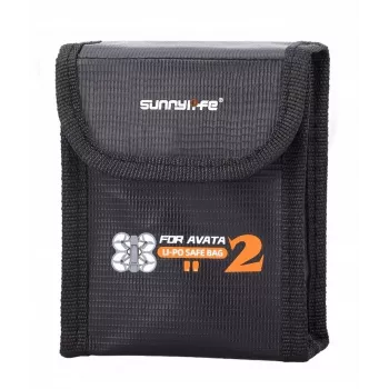 Sunnylife Fireproof Battery Safe Bag, skirta DJI Avata 2 akumuliatoriams (talpina 2 baterijas) AT2-DC782-2