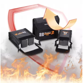 Sunnylife Fireproof Battery Safe Bag, skirta DJI Avata 2 akumuliatoriams (talpina 2 baterijas) AT2-DC782-2