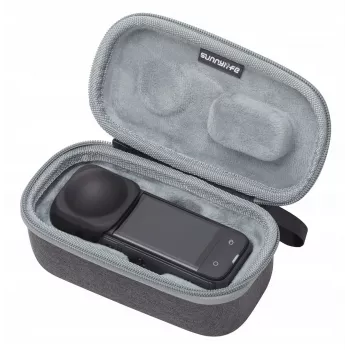 SUNNYLIFE Hard Shell Protective Case, skirta Insta360 X4 – juoda