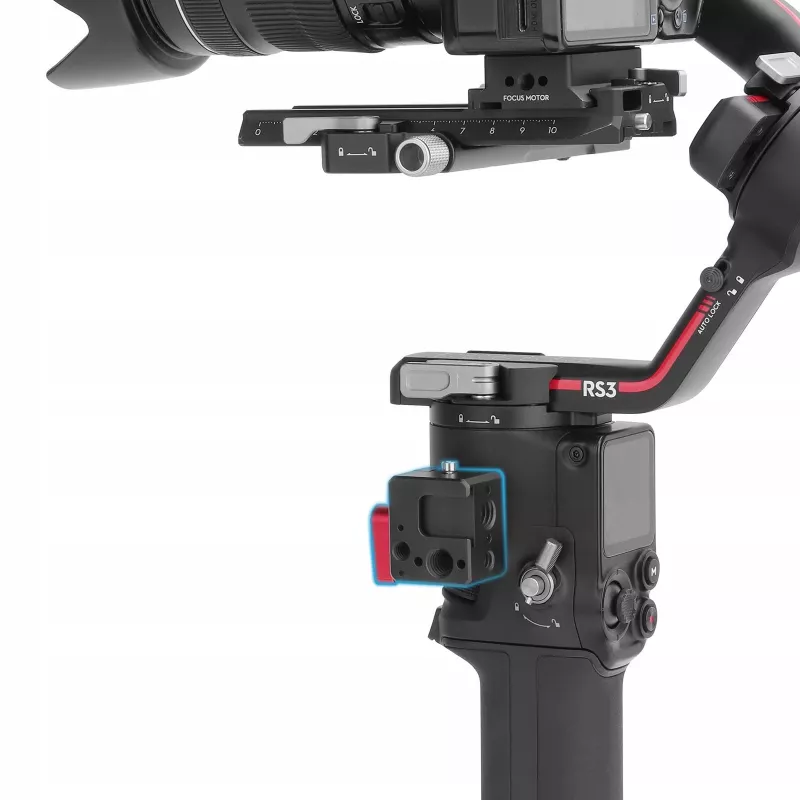 SUNNYLIFE Mount Adapter 1/4 inch 3/8 inch ISO for DJI Ronin RS3 / RS3 Pro / RS2 / RSC2