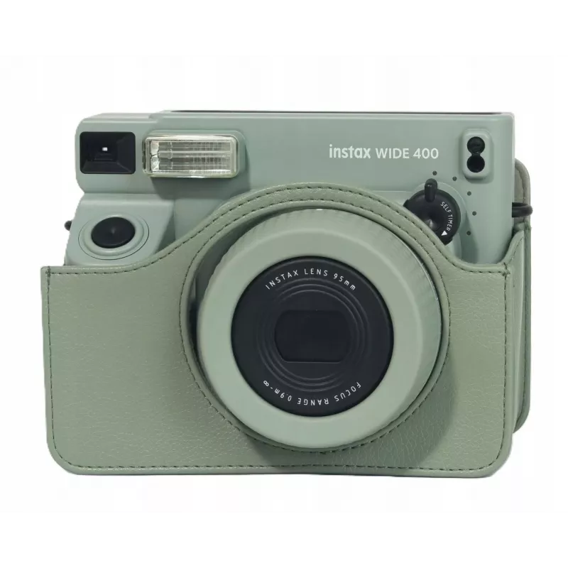 LOVEINSTANT Dėklas Fujifilm Instax Wide 400 fotoaparatui – Žalias