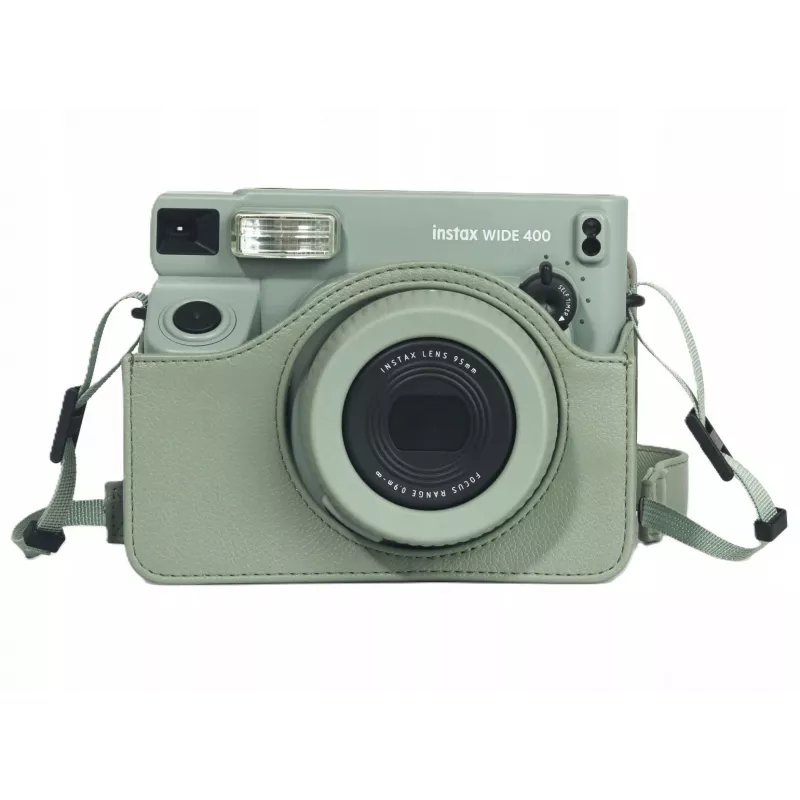 LOVEINSTANT Dėklas Fujifilm Instax Wide 400 fotoaparatui – Žalias