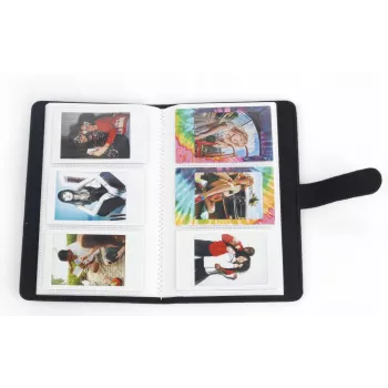 LOVEINSTANT Fotoalbumas 96 nuotraukoms, suderinamas su Fujifilm Instax Mini 99, 12, 40, 11, 9, Evo, LiPlay, Link – Tulpių dizainas