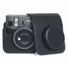 LOVEINSTANT Dėklas Fujifilm Instax Mini 41 – Juoda PU Oda su Petnešėle