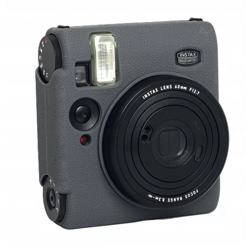 LOVEINSTANT Silikoninis apsauginis dėklas, skirtas Fujifilm Instax Mini 99 - Pilka