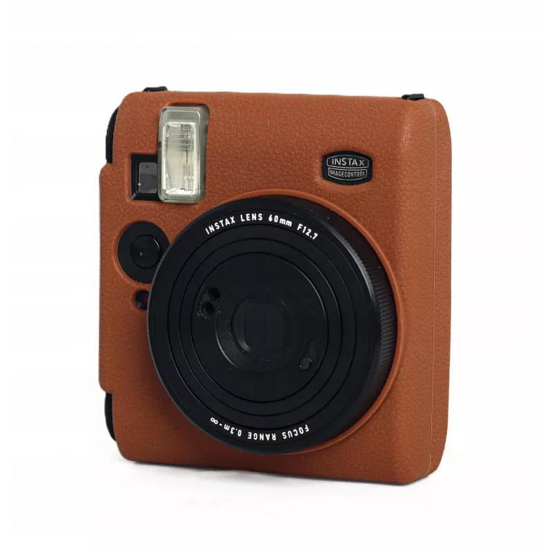 LOVEINSTANT Silicone Protective Case for Fujifilm Instax Mini 99 - Brown
