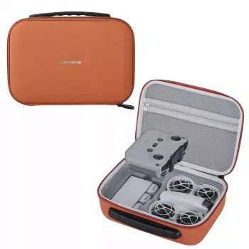 SUNNYLIFE Nešiojimo dėklas, skirtas DJI Neo, valdikliui ir priedams – oranžinis / NE-B864