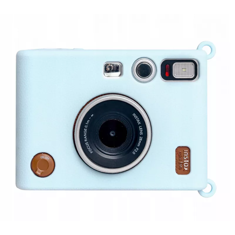 LOVEINSTANT Silicone Protective Case for Fujifilm Instax Mini Evo Camera - Blue