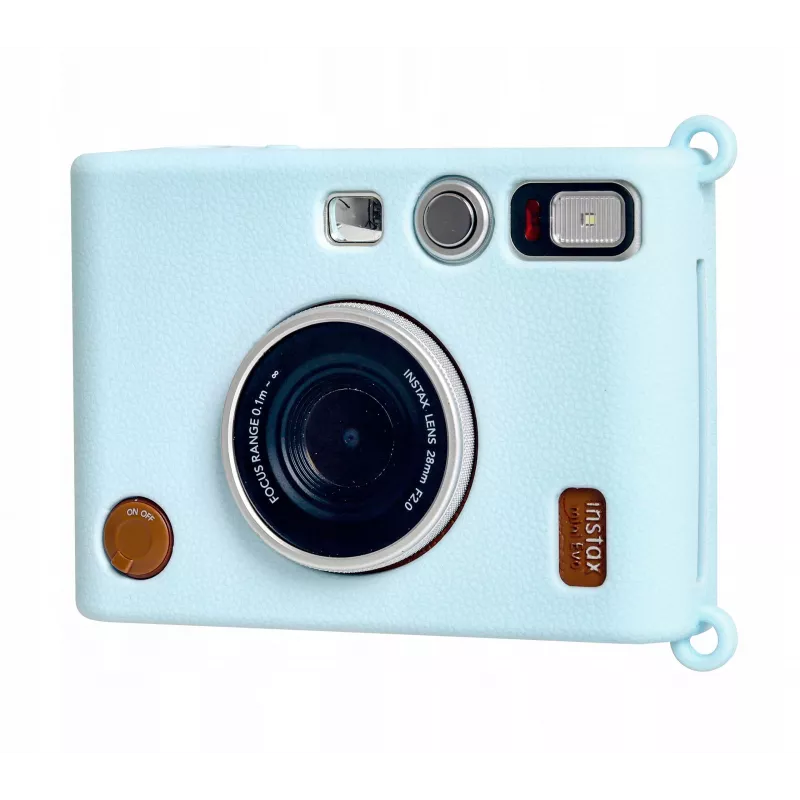 LOVEINSTANT Silicone Protective Case for Fujifilm Instax Mini Evo Camera - Blue