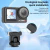 PULUZ greito atjungimo laikiklio adapteris 1/4 inch sriegiu ir šaltojo bato jungtimi, skirtas DJI Osmo Action 3/4/5 Pro PU727B