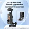 PULUZ Magnetinis veiksmo kameros laikiklis PU724B, skirtas GoPro, DJI Osmo Pocket 3