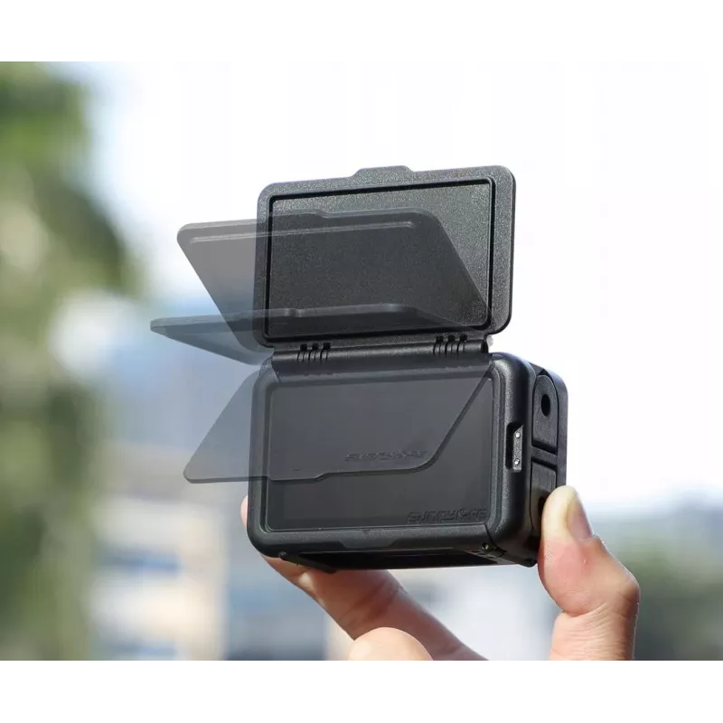 SUNNYLIFE Frame Mount + Lens Cover, skirtas DJI Osmo Action 5 Pro / 4 / 3 - Juoda
