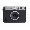 LOVEINSTANT 2-in-1 Protective Case and Tempered Glass Screen Protector Kit for Fujifilm Instax Mini Evo - Black