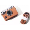 LOVEINSTANT 5-in-1 rinkinys: apsauginis dėklas + grūdintas stiklas + 64 kišenių fotoalbumas + fotokrepšys + rėmeliai, skirta Fuji Instax Mini Evo, ruda