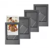 LOVEINSTANT 6-in-1 rinkinys: Skaidrus kietas dėklas + Grūdinto stiklo ekrano apsauga + 64 kišenių fotoalbumas + Objektyvo dangtelis + Nuotraukų rėmeliai + Peties dirželis, skirta Fujifilm Instax Mini Evo