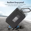 PULUZ Silikoninis apsauginis dangtelis DJI Mic Mini įkrovimo dėklui – juodas
