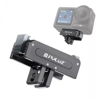 PULUZ 1/4 inch į GoPro laikiklio adapteris, skirtas DJI Osmo Action 5 Pro / 4 / 3 - juodas
