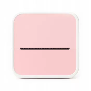 LOVEINSTANT S1 Bluetooth terminis spausdintuvas nuotraukoms, lipdukams, užrašams, etiketėms, 53 mm, 203 dpi, rožinis