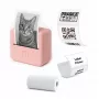 LOVEINSTANT X6 Bluetooth Thermal Printer for Photos, Stickers, Notes, Labels, Pink