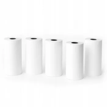 LOVEINSTANT White Self-Adhesive Paper Labels 5x Roll 3.5m for Love Instant X6 / S1 / Phomemo T02 / M02x