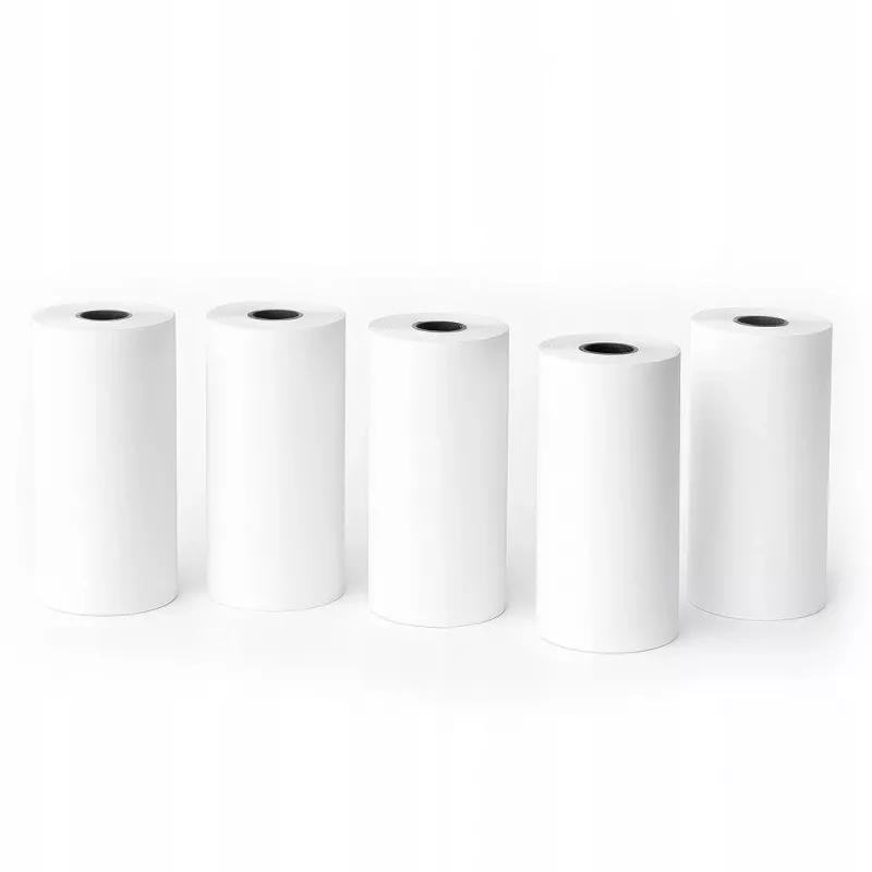 LOVEINSTANT White Self-Adhesive Paper Labels 5x Roll 3.5m for Love Instant X6 / S1 / Phomemo T02 / M02x