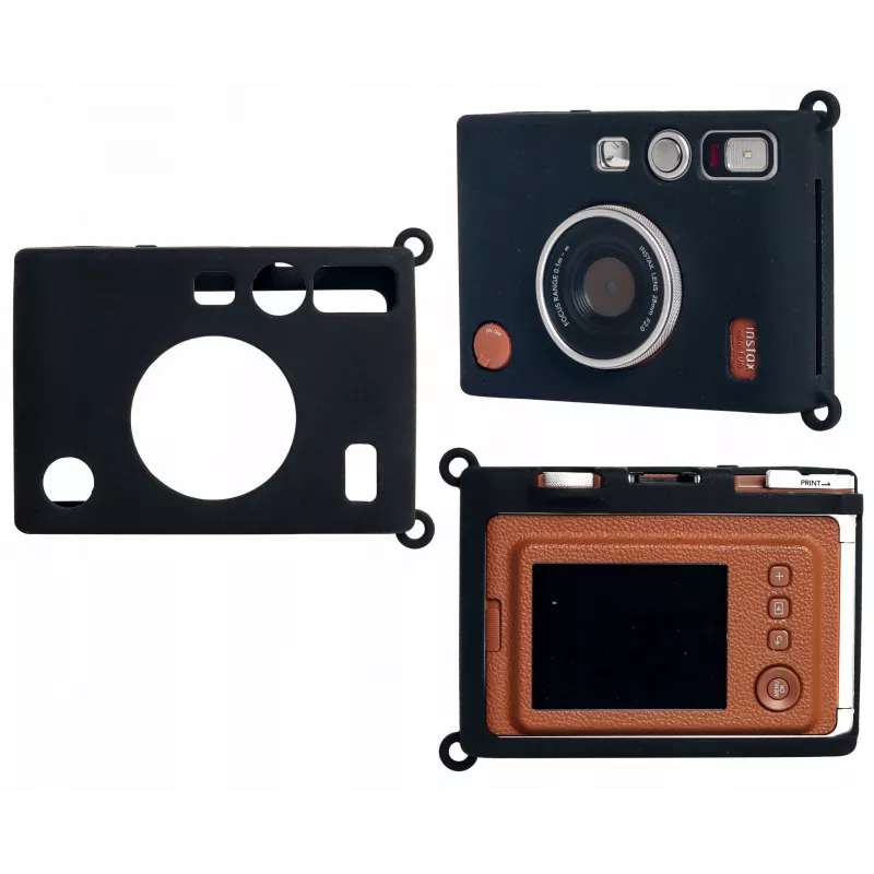 LOVEINSTANT Silicone Case for Fujifilm Instax Mini Evo - Black