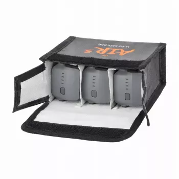 SUNNYLIFE Ugniai atsparus dėklas 3 DJI Air 3 / 3S baterijoms