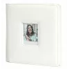 LOVEINSTANT fotoalbumas, skirtas Polaroid Go – 36 lapų, 288 nuotraukoms, baltos spalvos PU oda