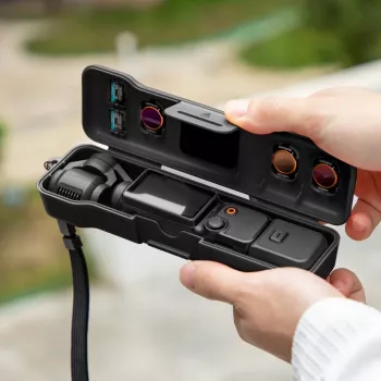 SUNNYLIFE Protective Hard Case for DJI Osmo Pocket 3 and Accessories, Orange