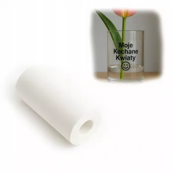 LOVEINSTANT Transparent Thermal Sticker Paper Roll 3.5m, skirtas Love Instant X6 / S1 / Phomemo T02 / M02x