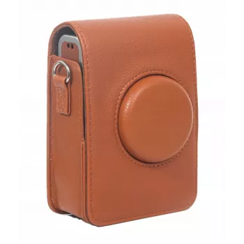 LOVEINSTANT Apsauginis Dėklas Fujifilm Instax Mini Evo – Ruda (Vertikalus)