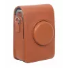 LOVEINSTANT Apsauginis Dėklas Fujifilm Instax Mini Evo – Ruda (Vertikalus)