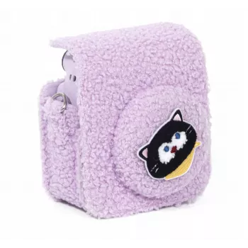 LOVEINSTANT Plush Kitten Case, skirta Fujifilm Instax Mini 12 – violetinė