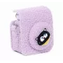 LOVEINSTANT Plush Kitten Case, skirta Fujifilm Instax Mini 12 – violetinė