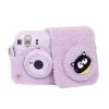 LOVEINSTANT Plush Kitten Case, skirta Fujifilm Instax Mini 12 – violetinė